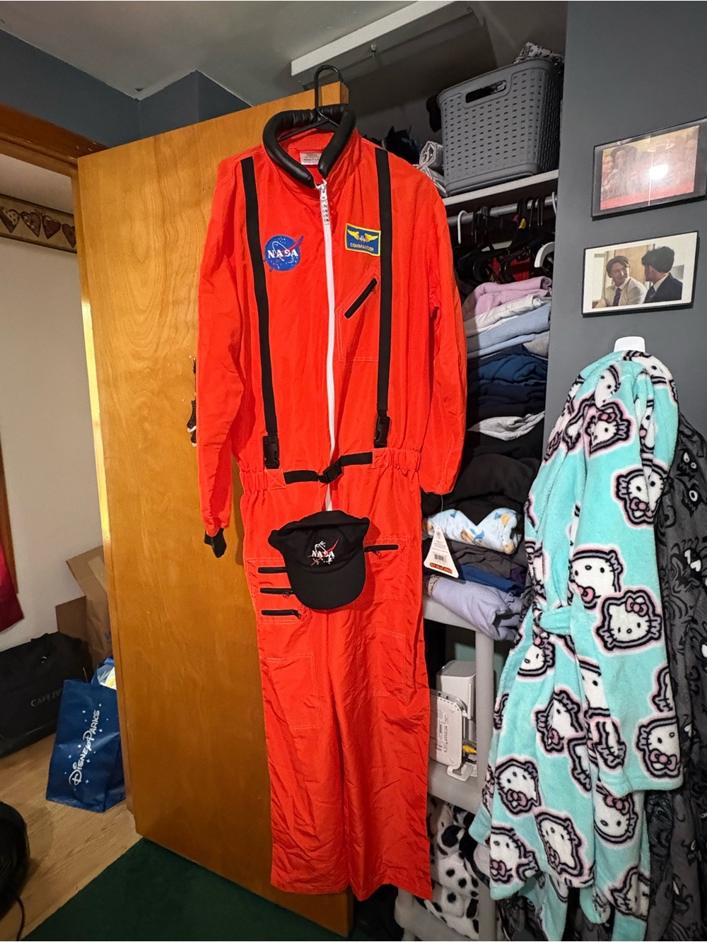 NASA Orange Astronaut Jumpsuit Costume